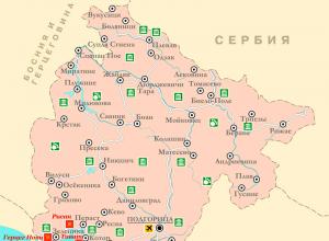 Карта черногории на русском языке Карта черногории онлайн